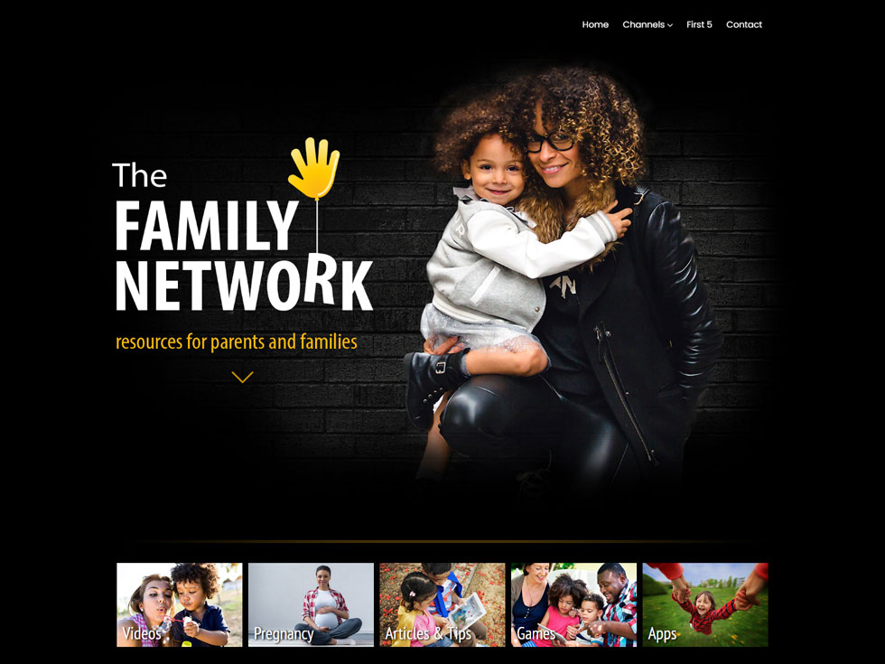 Familt Network Website Screenshot