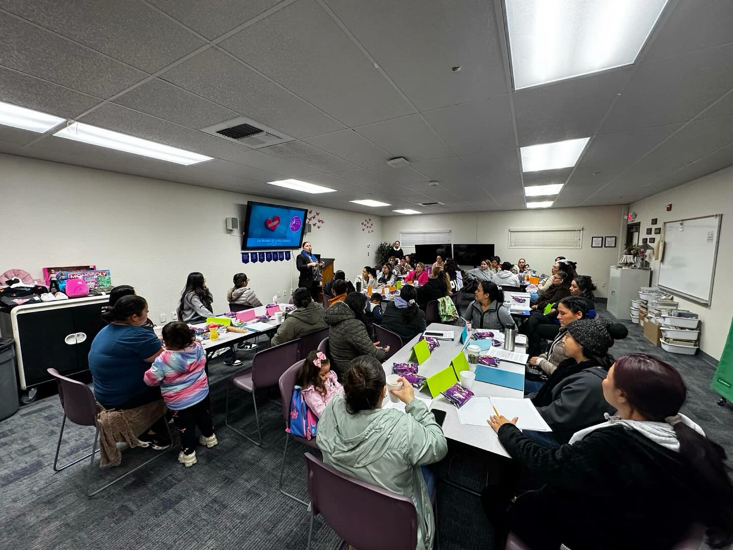 Classroom of people